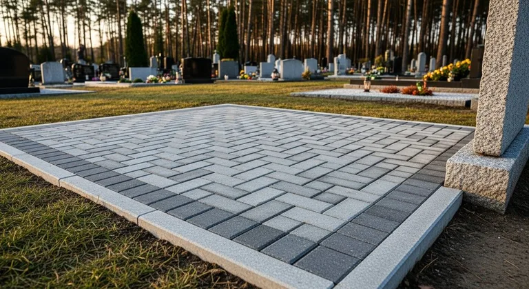 Мощение семейного захоронения, образец ПМ017 в Сочи