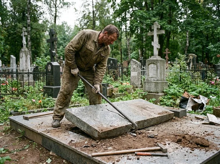 Демонтаж гранитной плитки и мощения участка в Сочи