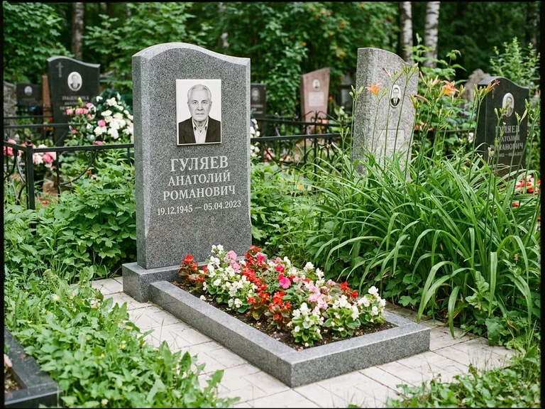 Портрет на керамике осенью в Сочи