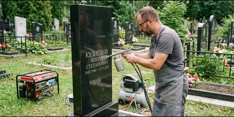 Гравировка с выездом — гравировка на памятник в Сочи