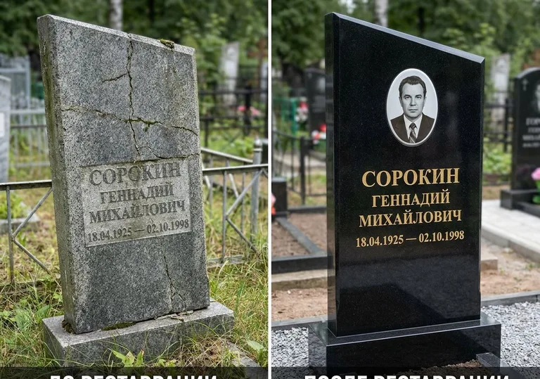 Полная реставрация старого памятника: до и после в Сочи