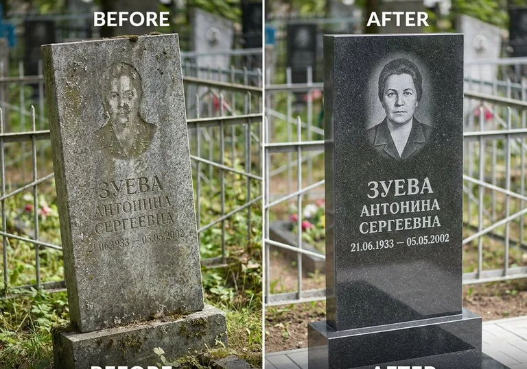 Восстановление сколов кромки гранита: до и после в Сочи