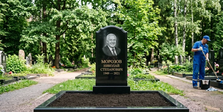 Уборка могил на кладбище в Сочи — наведение порядка, мойка памятника, благоустройство участка