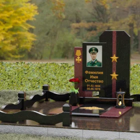 Комбинированный памятник на одного - П201