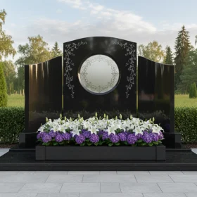 Гранитный мемориальный комплекс вертикальный - ПН062