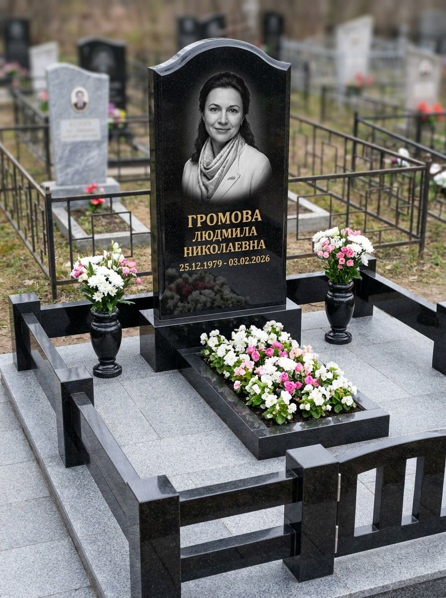 Портрет на памятнике в Сочи — Чёрно-белый портрет подготовили под станок — гравировка на стеле