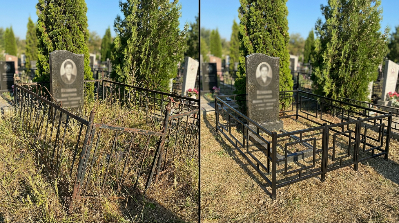 Установка ограды в Сочи — пример 1