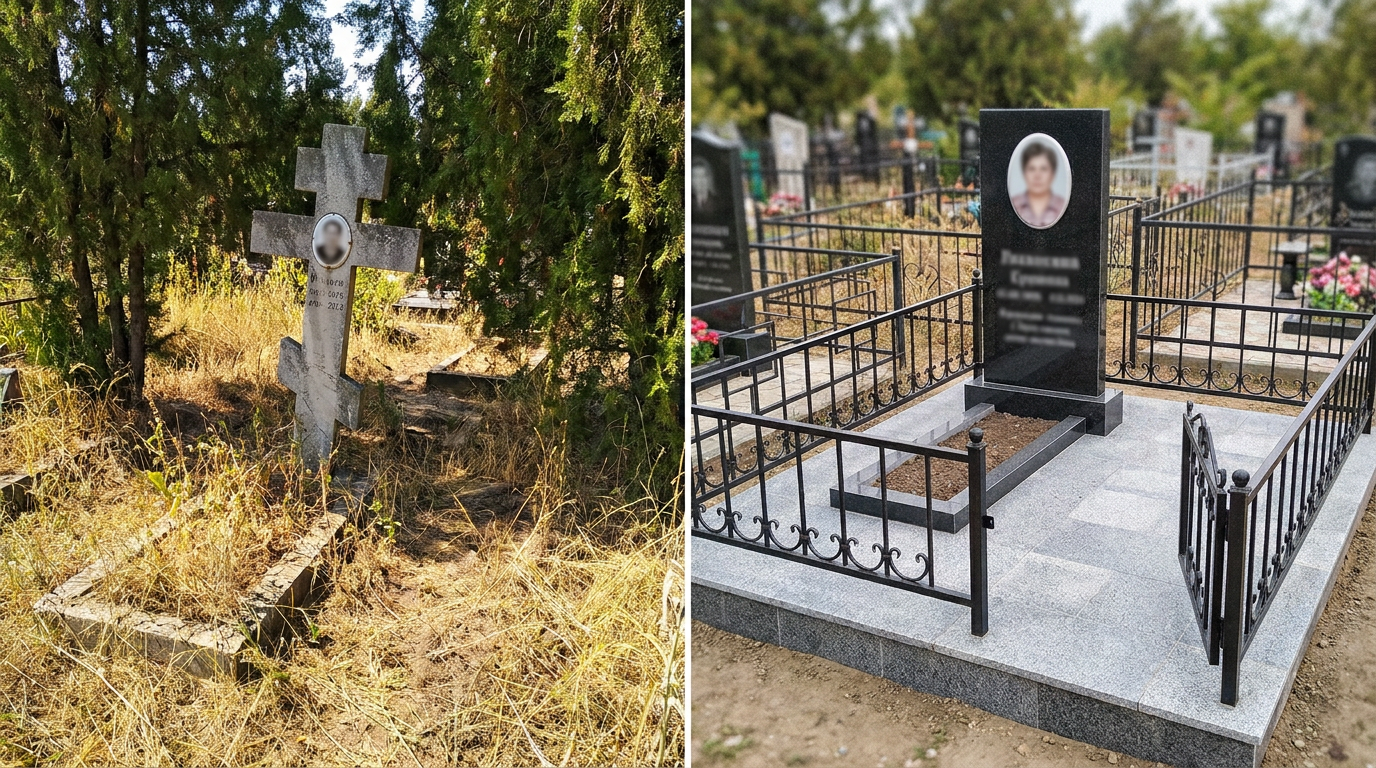Установка памятника в Сочи — пример 1