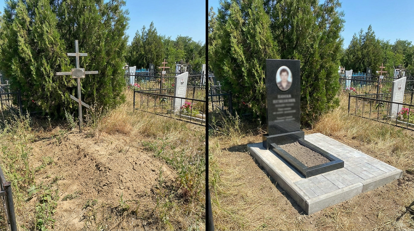 Установка памятника в Сочи — пример 2