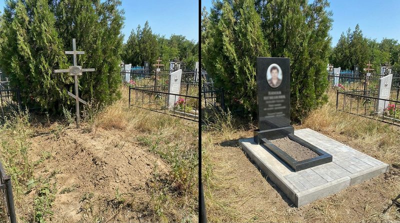Установка памятника в Сочи — пример 2